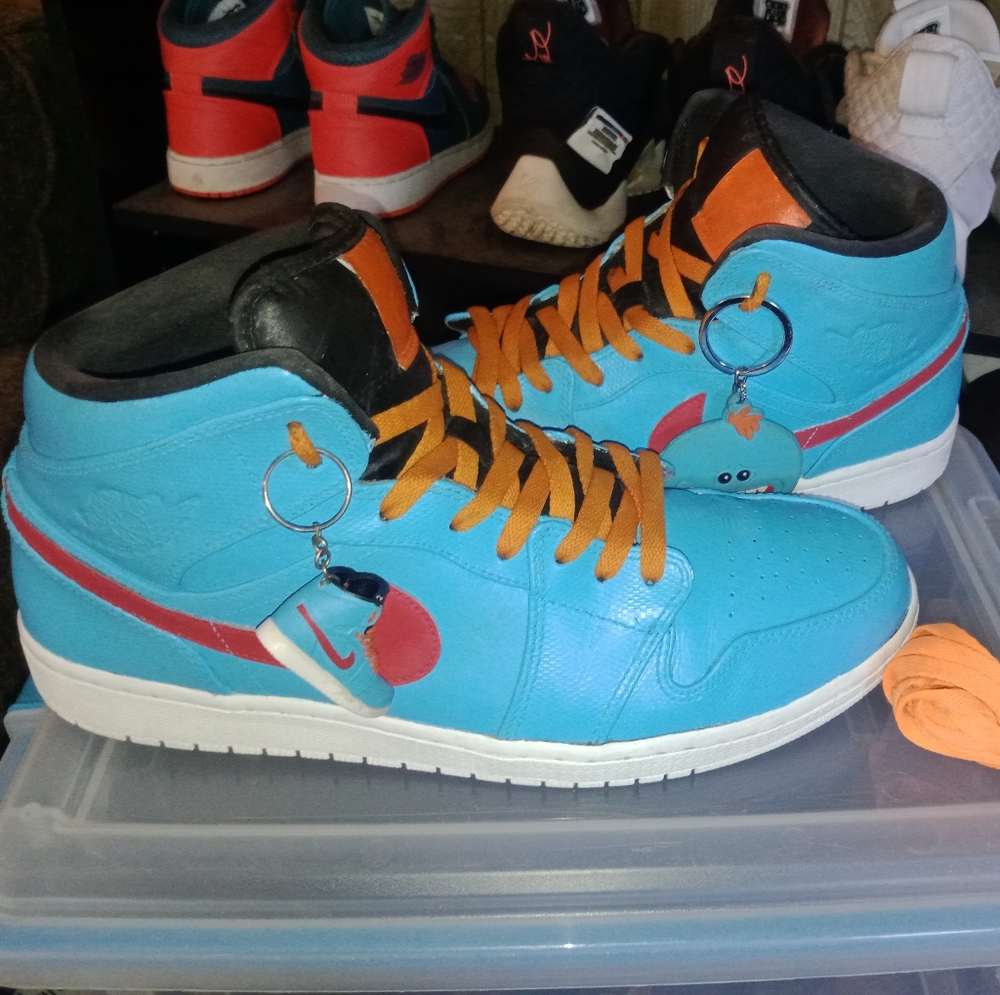 Custom Jordan 1 Mr. Meeseeks